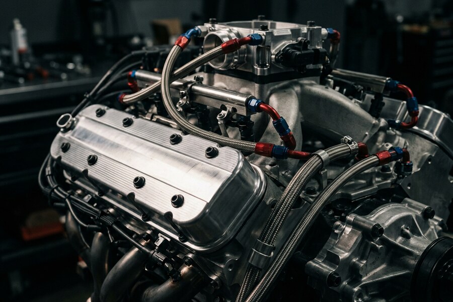 Engine replacement in progress at Brisbane Mechanic Repairs, Moorooka