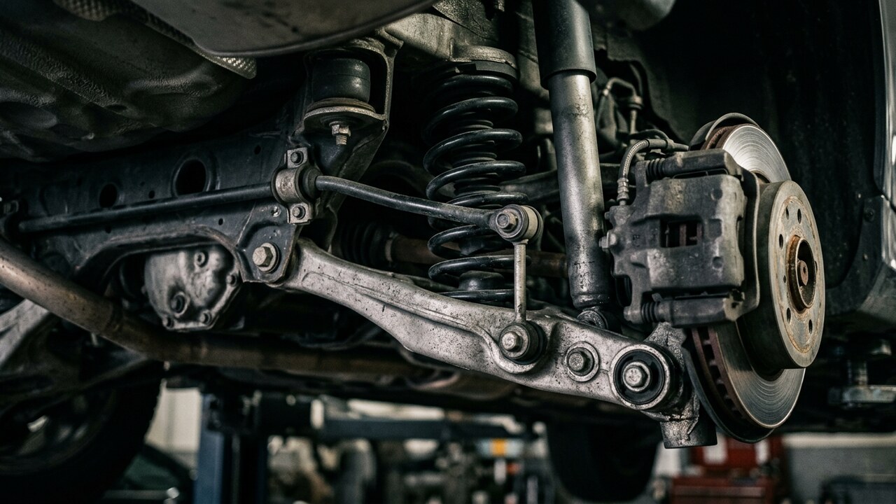Mechanics working in the Brisbane Mechanic Repairs workshop, Moorooka
